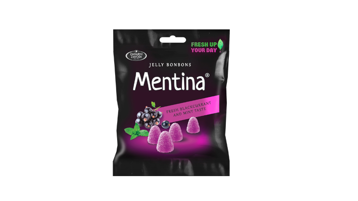 Jeleuri Mentina cu aromă de menta si coacăze negre, 80 g