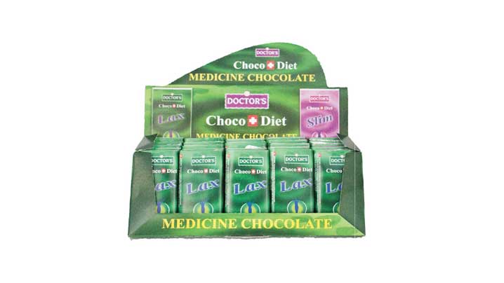 Ciocolată laxativă, fără zahăr, Choco Diet Lax, 23 g