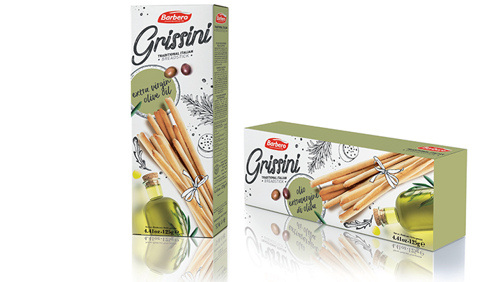 Barbero Grissini – Grisine italiene tradiționale, cu ulei de măsline extravirgin 5%, 125 g