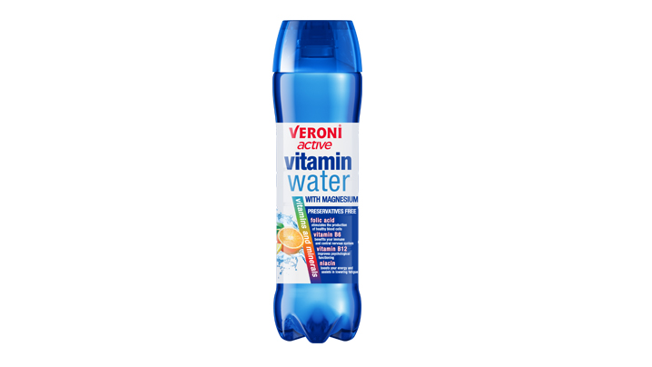 Veroni Active – apă cu vitamine și minerale, cu magneziu, 700ml