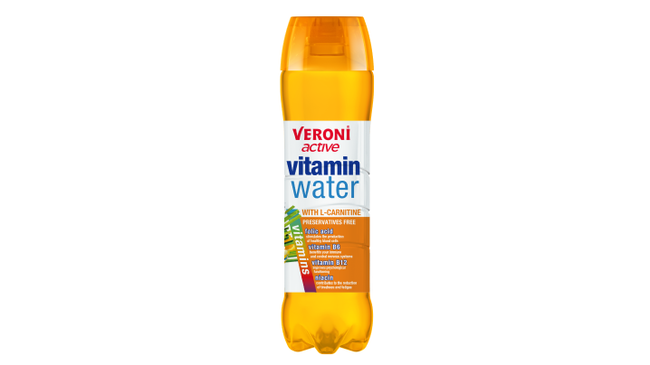Veroni Active – apă cu vitamine și minerale, cu L-carnitină, 700ml