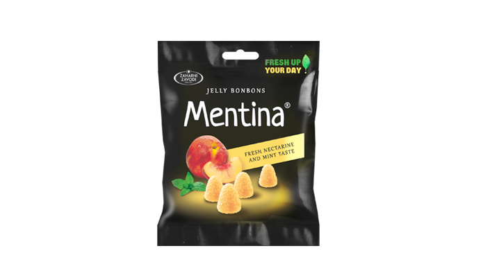 Jeleuri Mentina cu aroma de menta si nectarine, 80 g