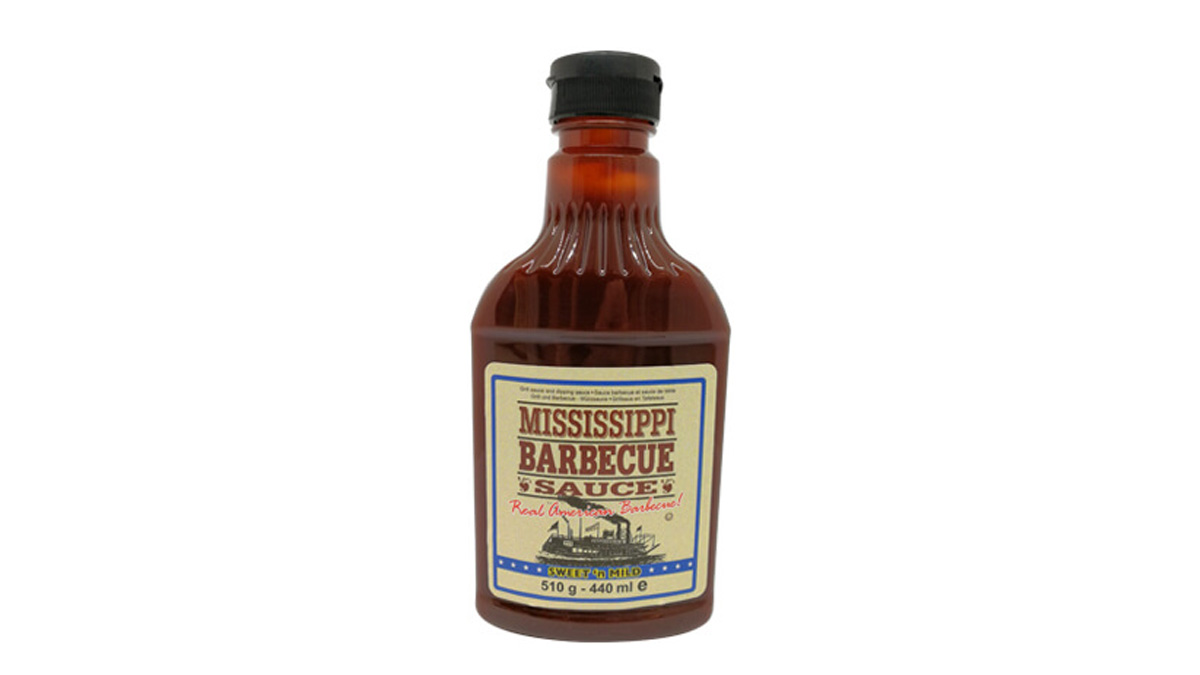 Mississippi BBQ sauce dulce, ușor condimentat, 440 ml