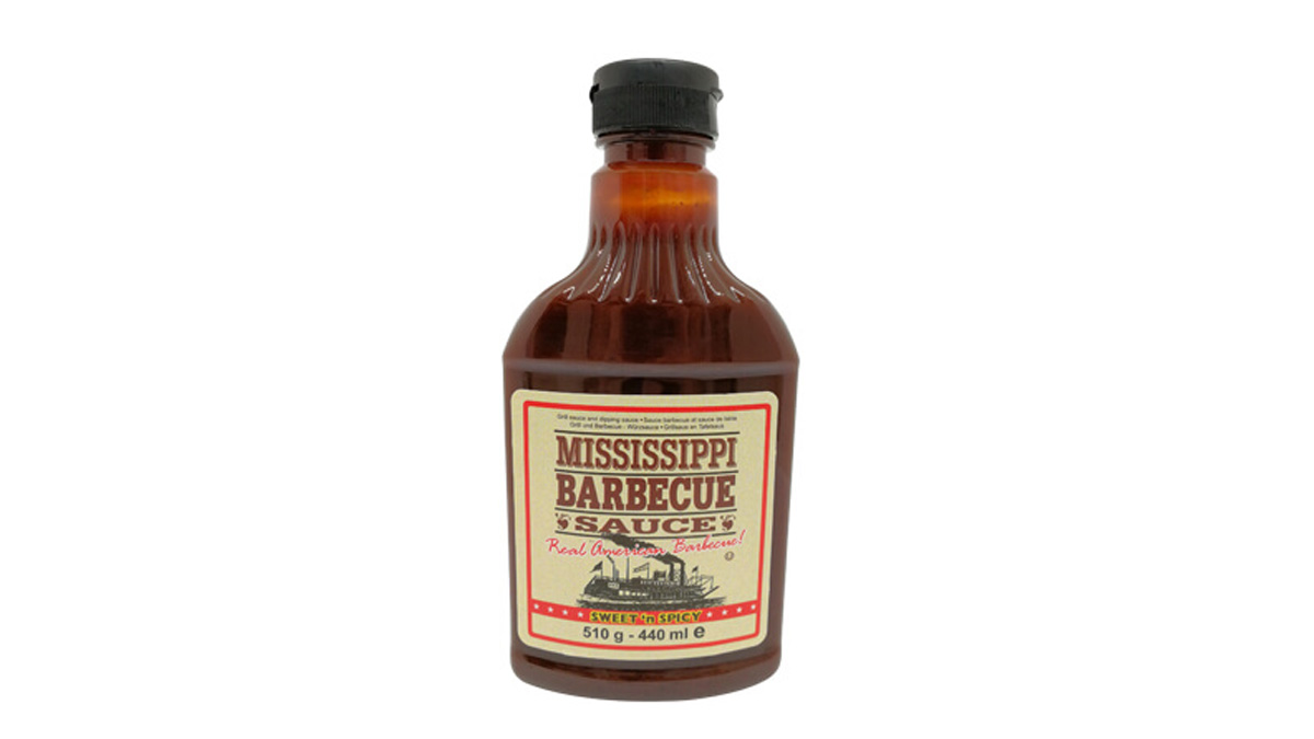 Mississippi BBQ sauce dulce picant, 440 ml