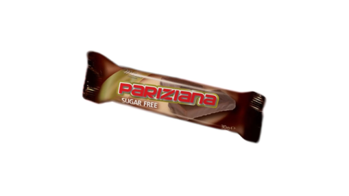 Pariziana – Baton de ciocolată fără zahăr, 30 g