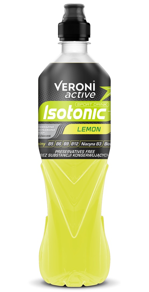 Veroni Active – Bautura izotonica cu aroma de lamaie si vitamine, 700ml